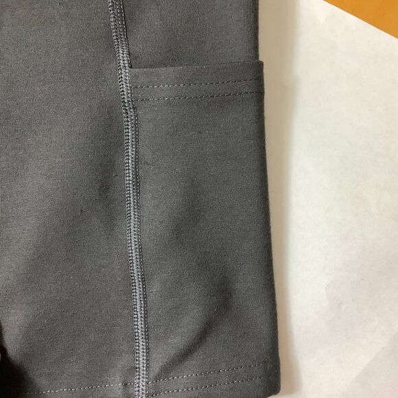 Pact Gray Organic Cotton On The Go To Pocket Skort NWT L - Picture 5 of 5